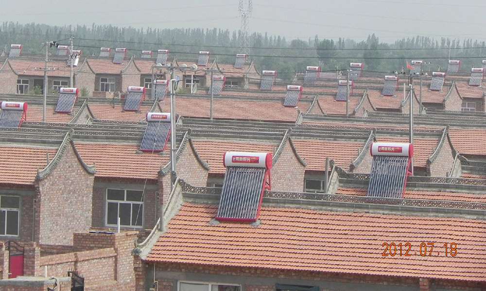 寧夏陽(yáng)光沐浴太陽(yáng)能項(xiàng)目